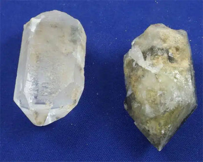 Clear Quartz Crystals With Chlorite Large