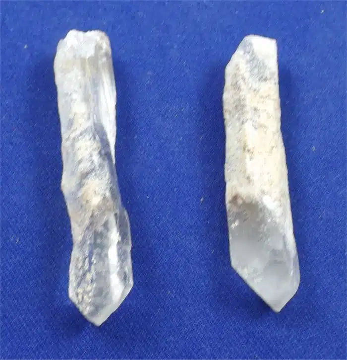 Clear Quartz Crystals With Chlorite Small