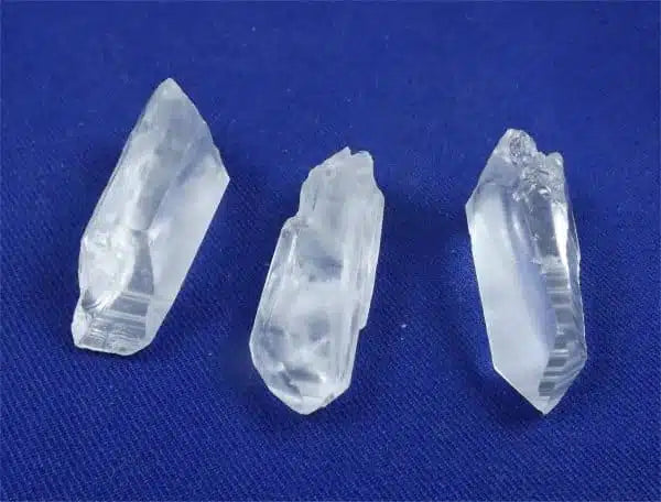 Clear Lemurian Quartz Crystals Medium