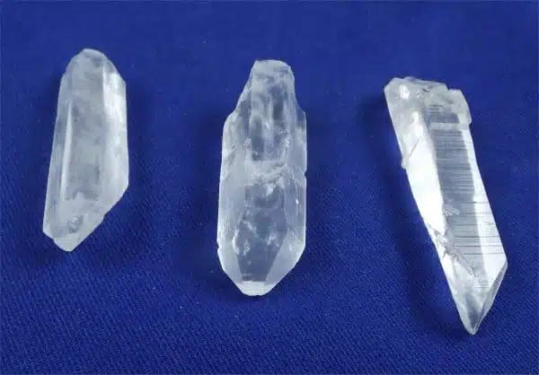 Clear Lemurian Quartz Crystals Medium