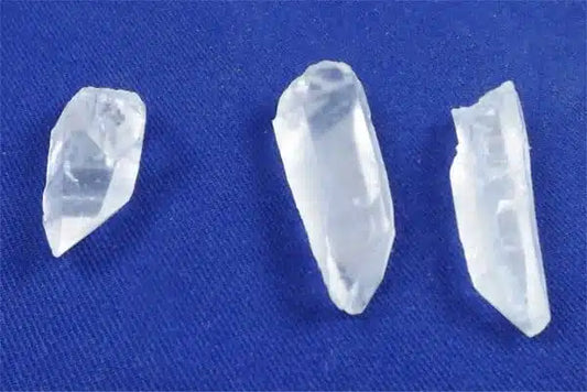 Clear Lemurian Quartz Crystals Small