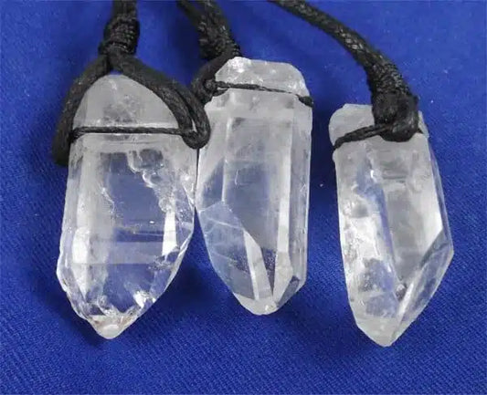 Clear Quartz Point Necklace