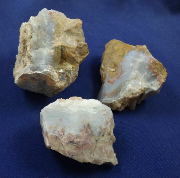 Drum Mountain Blue Agate Rough