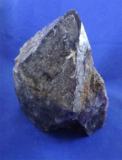 Amethyst Crystal Point With Hematite Cap
