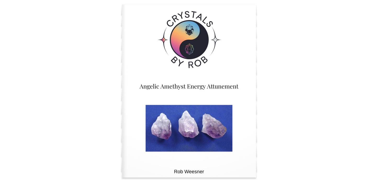Angelic Amethyst Energy Attunement - Crystals By Rob