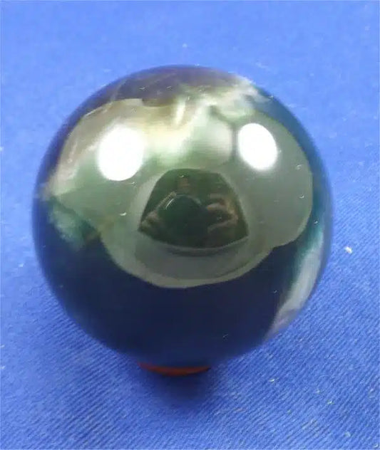 Green Agate Sphere 1