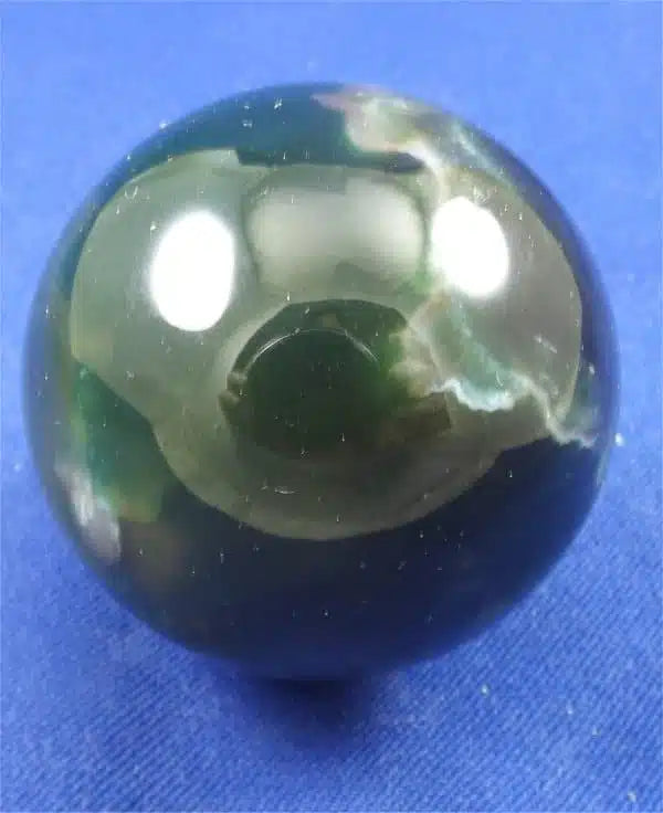 Green Agate Sphere 1