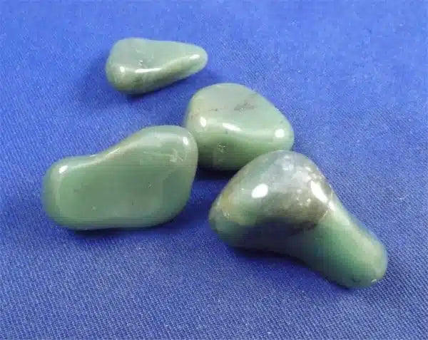 Green Chert Tumbled Stones