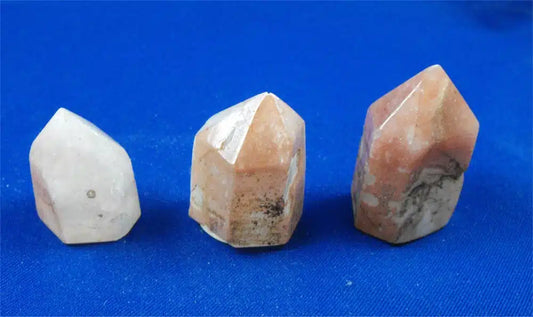 Hematite Included Quartz Cut And Polished Crystals Large