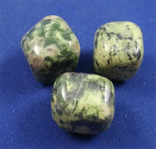 Jungle Camaouflage Serpentine Tumbled Stones