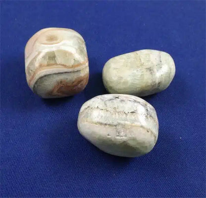 Kiwi Calcite Tumbled Stones