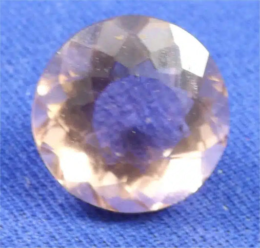 Peach Quartz Faceted Round 3