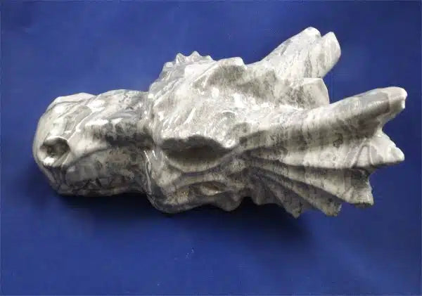Picasso Jasper Dragon Skull