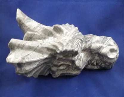 Picasso Jasper Dragon Skull