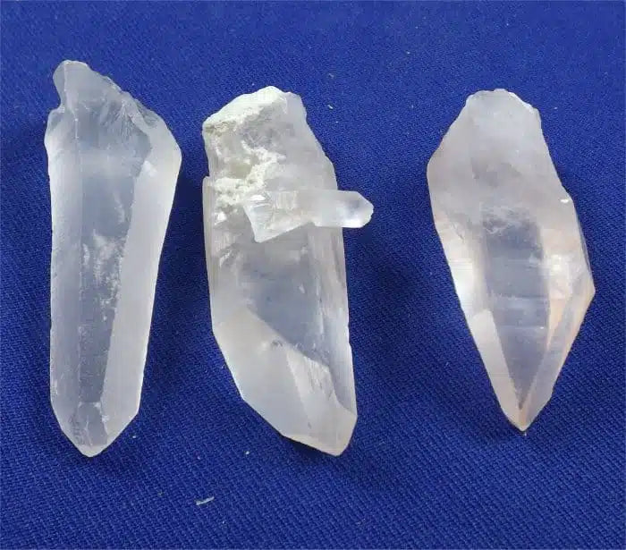 Pink Lemurian Quartz Crystals Medium