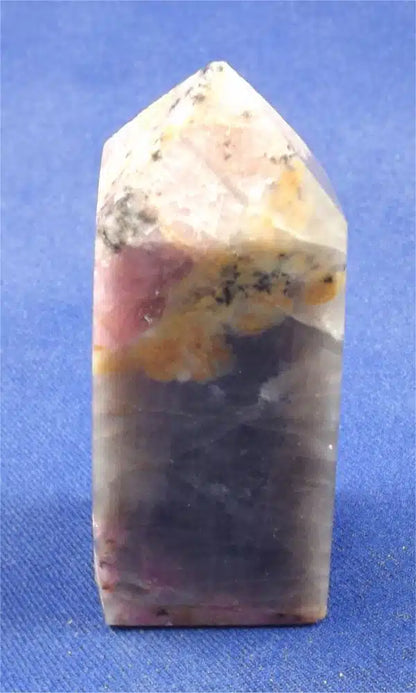 Pink Tourmaline In Quartz Tower 1