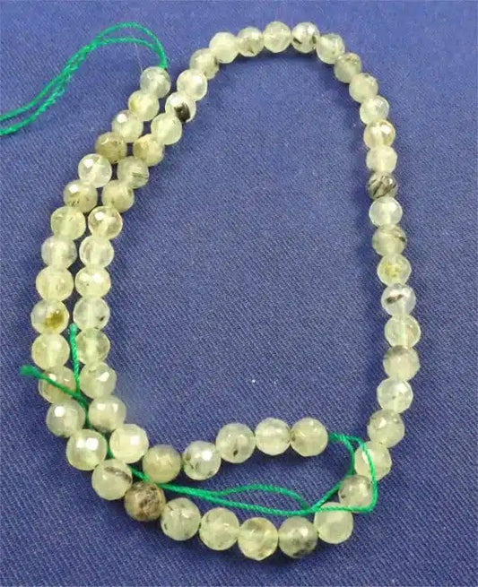 Prehnite Bead Strand