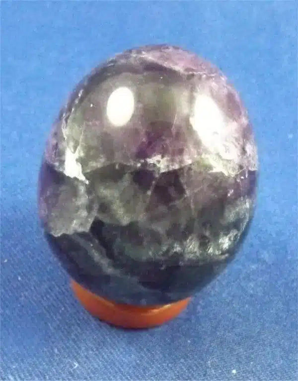 Purple Fluorite Egg
