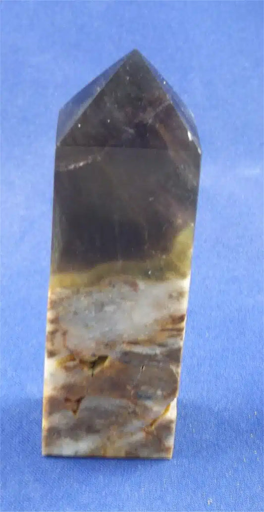 Purple Fluorite On Sphalerite Tower 4