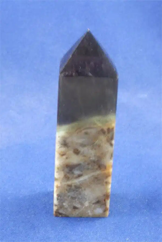 Purple Fluorite On Sphalerite Tower 5