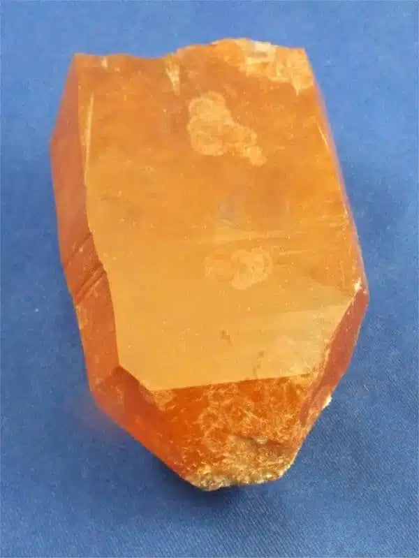 Red Quartz Crystal Point From Morocco 1