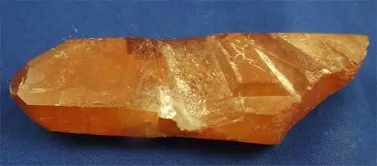 Red Quartz Crystal Point From Morocco 3