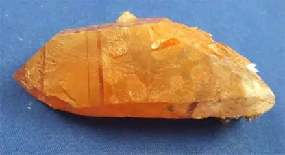 Red Quartz Crystal Point From Morocco 5