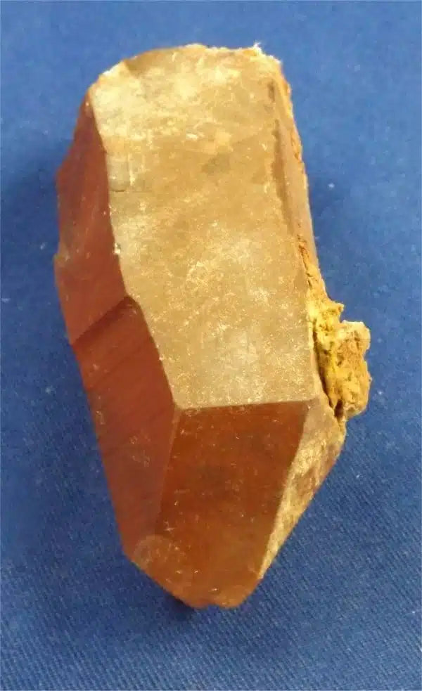 Red Quartz Crystal Point From Morocco 7