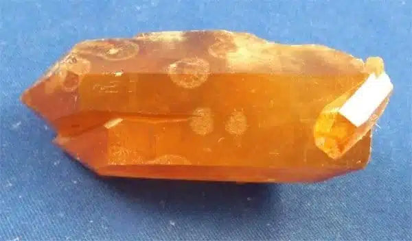 Red Quartz Crystal Point From Morocco 9