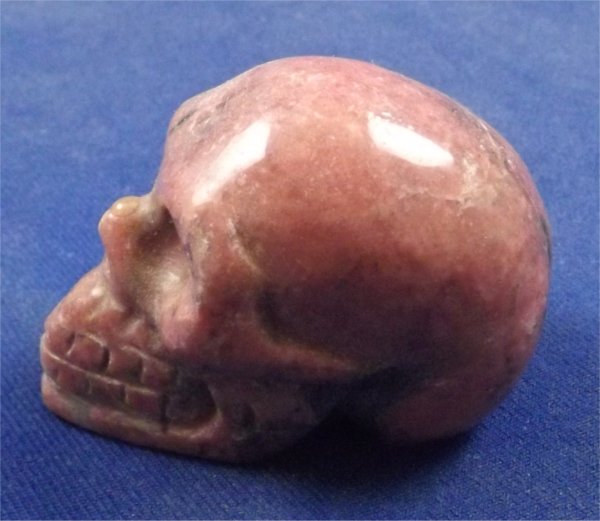 Rhodonite Skull
