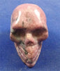 Rhodonite Skull