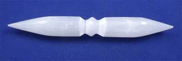 Selenite Double Point Wand