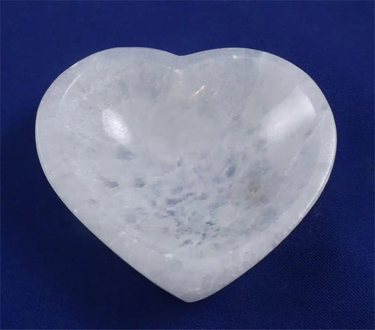 Selenite Heart Bowl