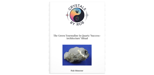 The Green Tourmaline in Quartz Success Architecture Ritual