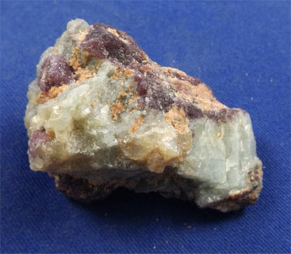Tourmaline And Lepidolite In Quartz And Aquamarine 5