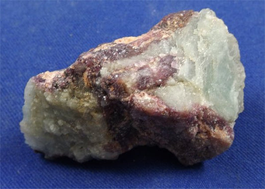Tourmaline And Lepidolite In Quartz And Aquamarine 5
