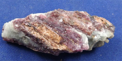Tourmaline And Lepidolite In Quartz And Aquamarine 6