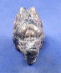 Mahogany Obsidan Wolf Head Skull